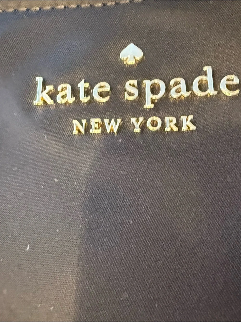 Kate Spade Chelsea Medium Satchel Black Nylon Crossbody Black NWOT